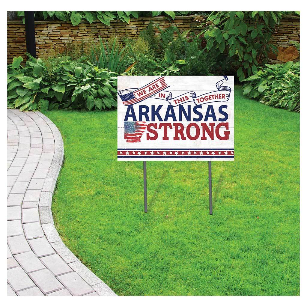 Arkansas Strong Lawn Sign
