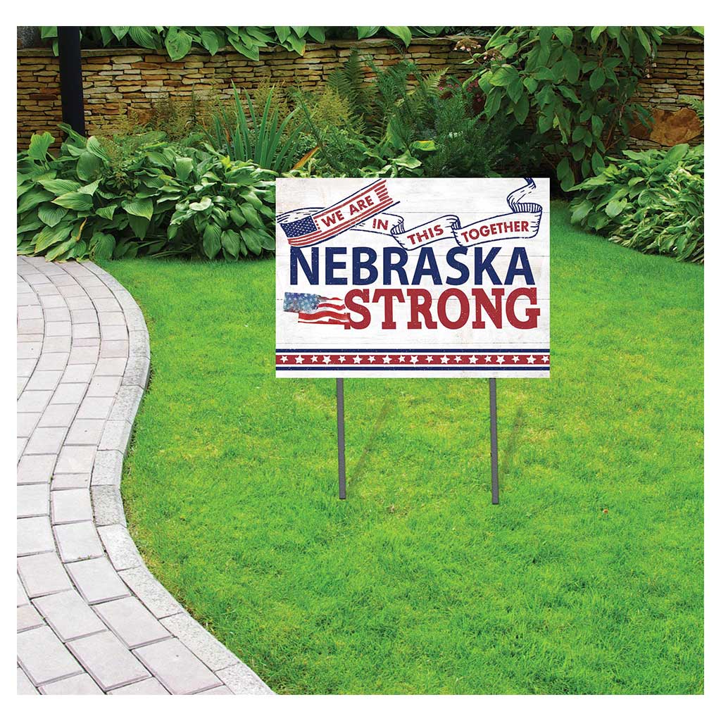 State Strong Lawn Sign Nebraska