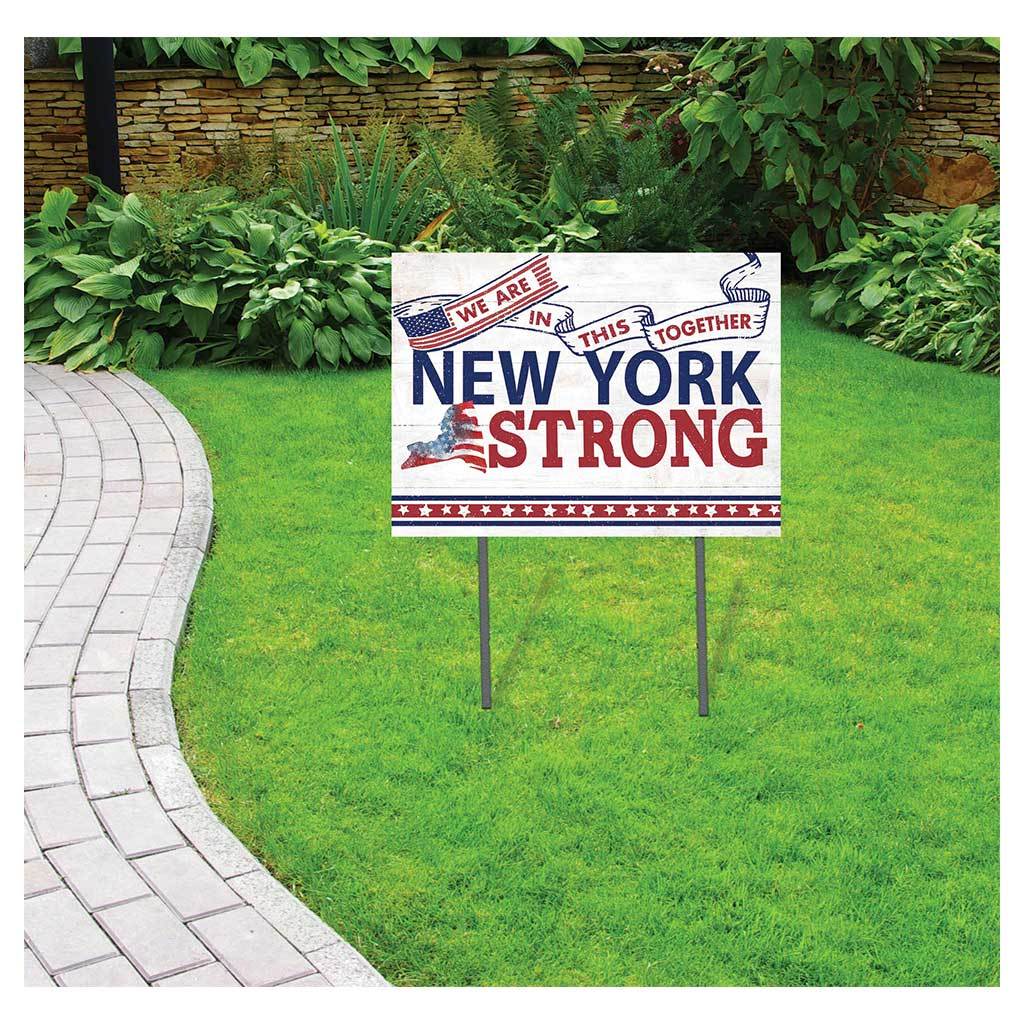 New York Strong Lawn Sign