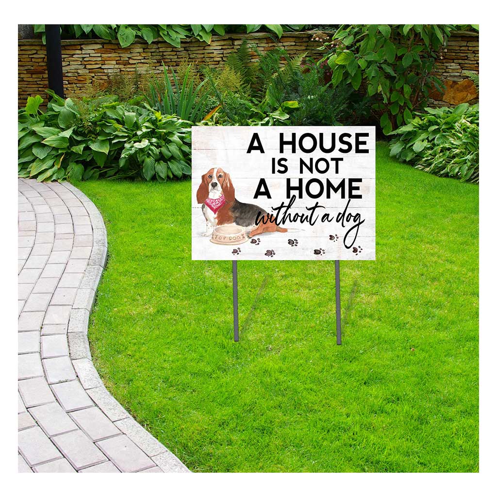 18x24 Basset Hound Dog Lawn Sign