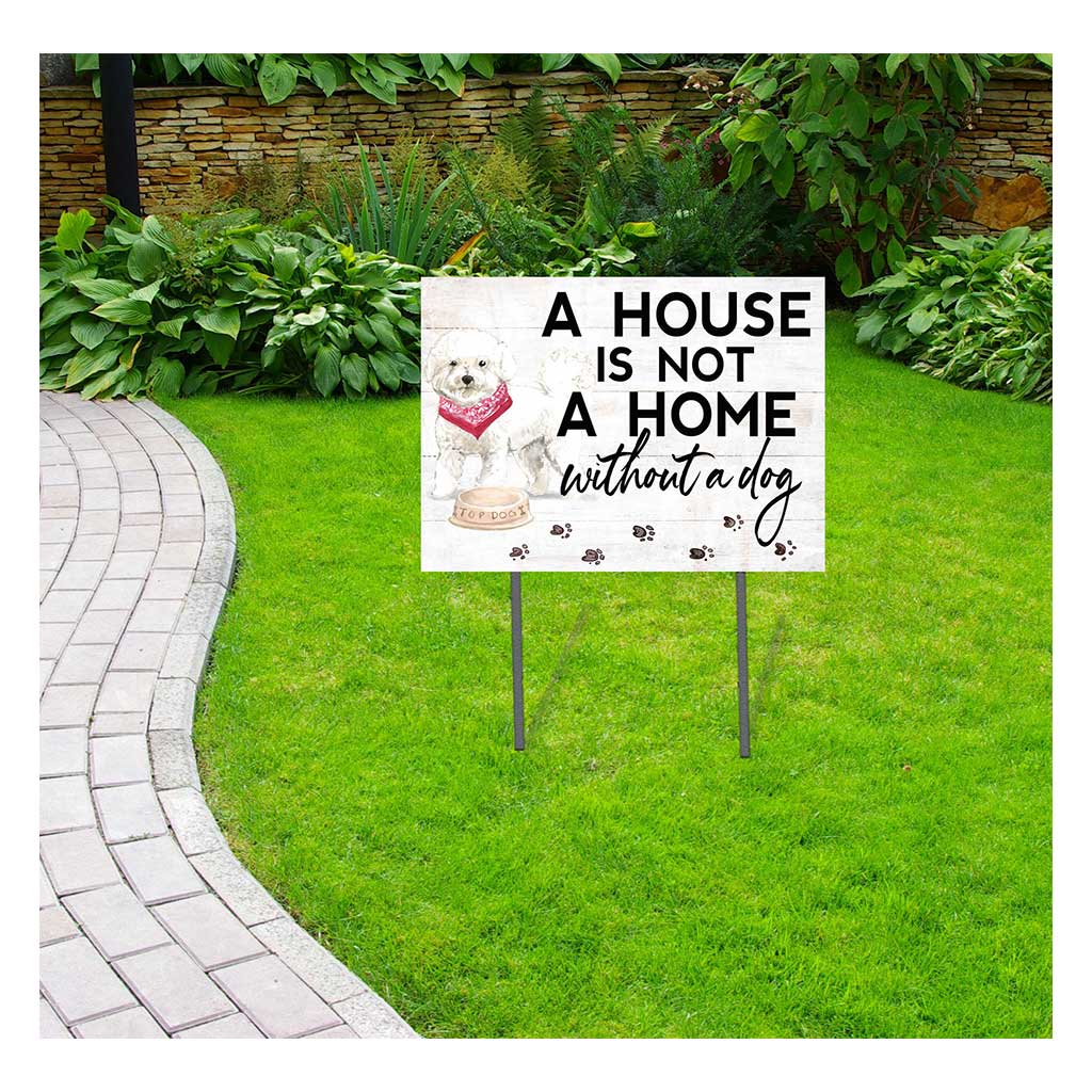 18x24 Bichon Frise Dog Lawn Sign