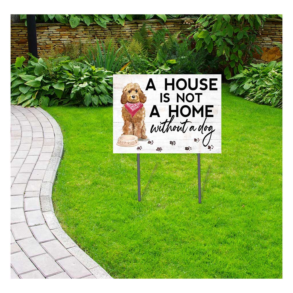 18x24 Honey Cockapoo Golden Dog Lawn Sign