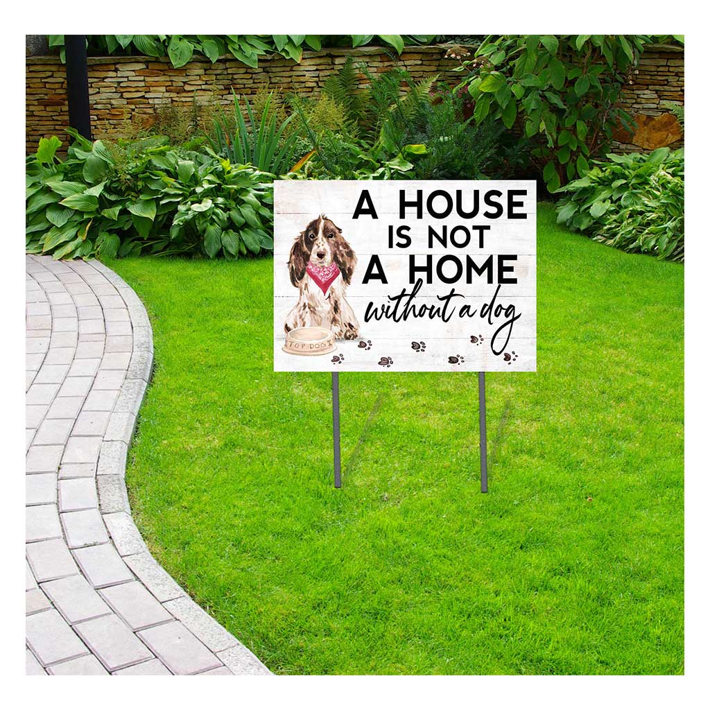18x24 Brown Cocker Spaniel Dog Lawn Sign