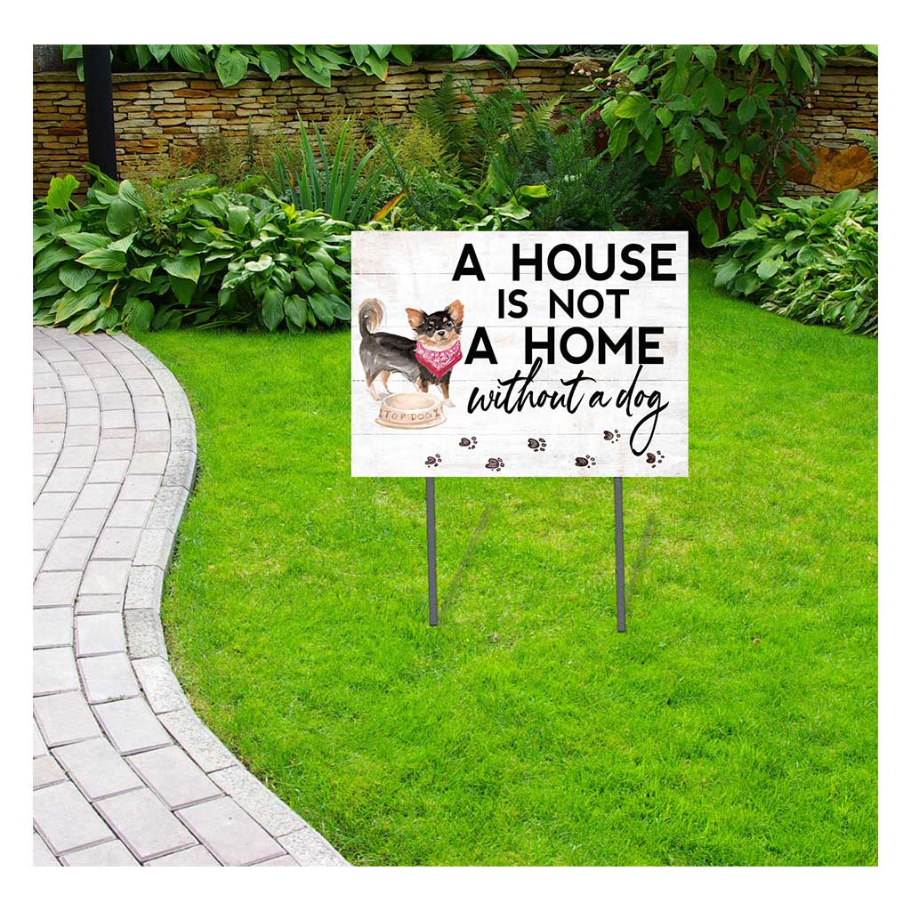 18x24 Long Haired Chihuahua Dog Lawn Sign