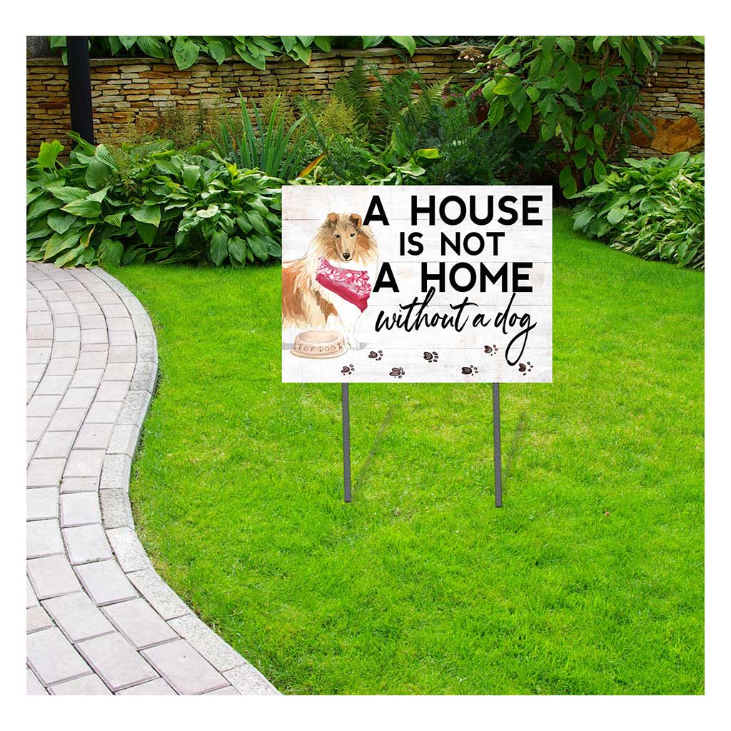 18x24 Collie Dog Lawn Sign